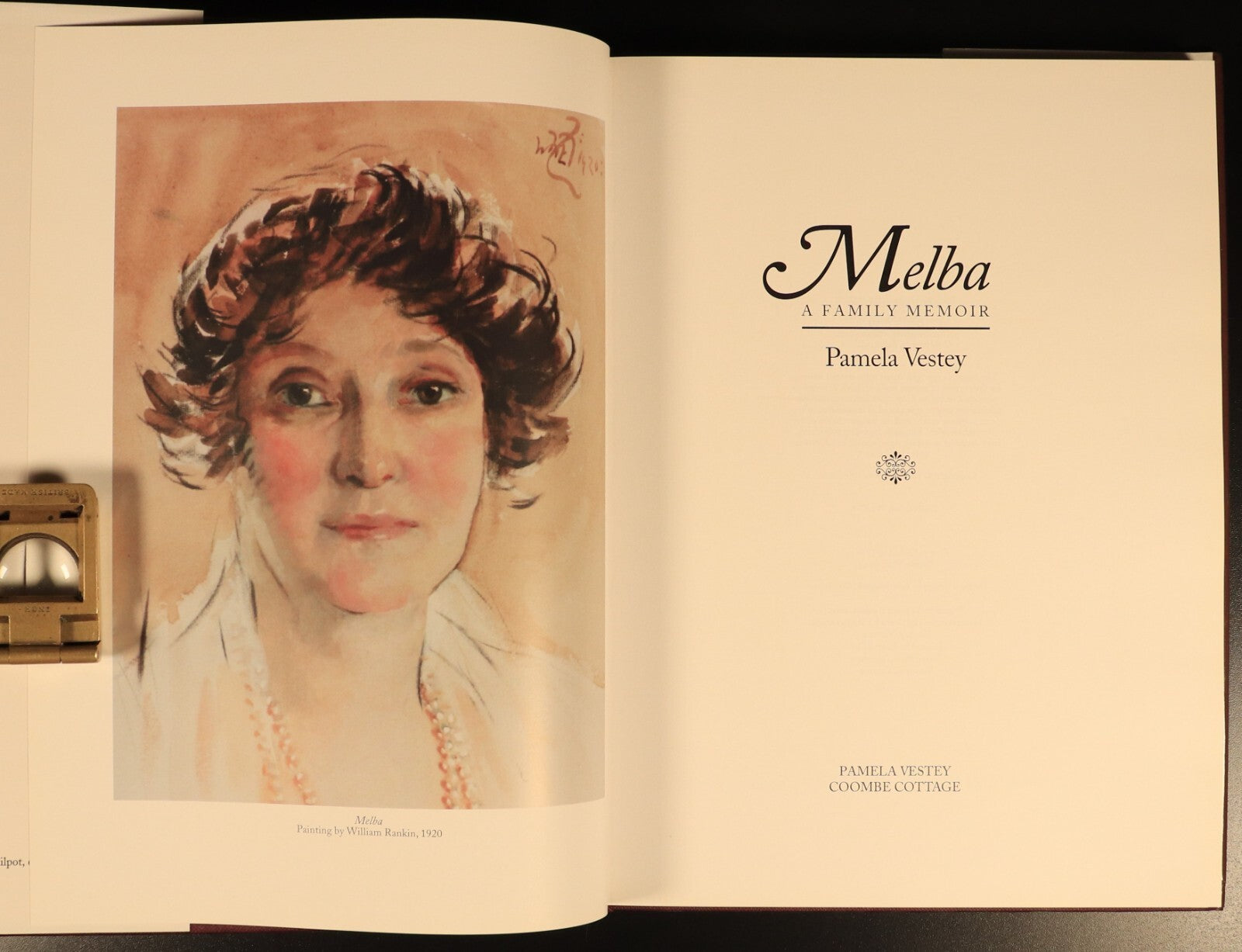 Melba A Family Memoir by Pamela Vestey 2000 Australian Theatre History Book