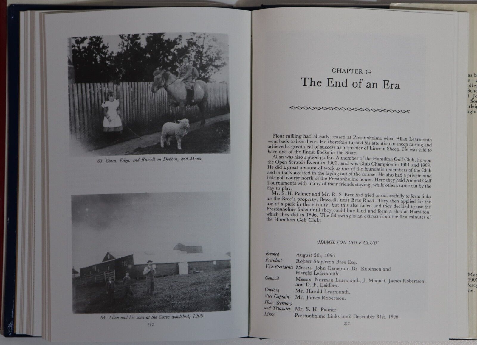 1982 Mariposa: Story Of The Learmonths Australian History Book Western Victoria