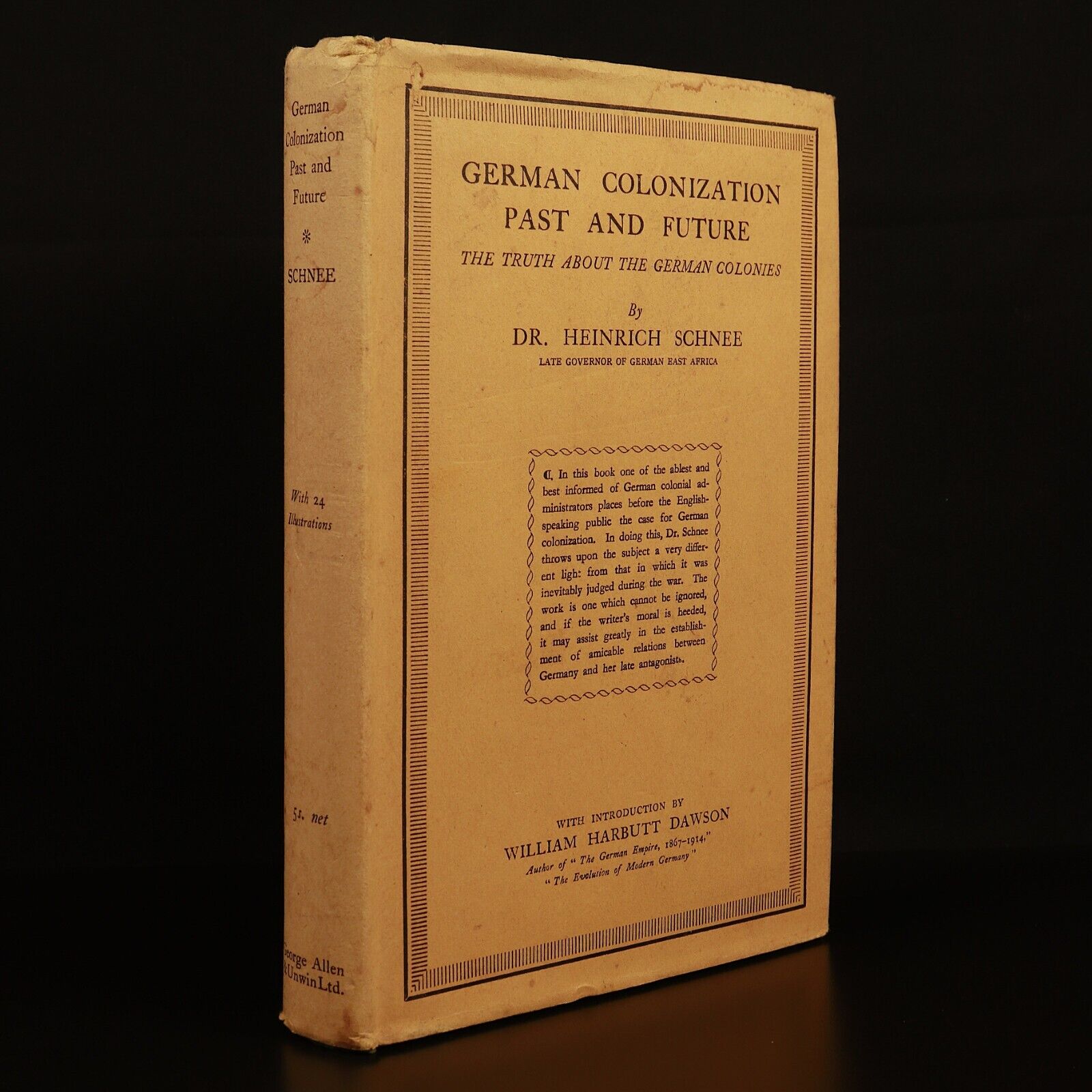 1926 German Colonization Past & Future by Dr Heinrich Schnee German History Book