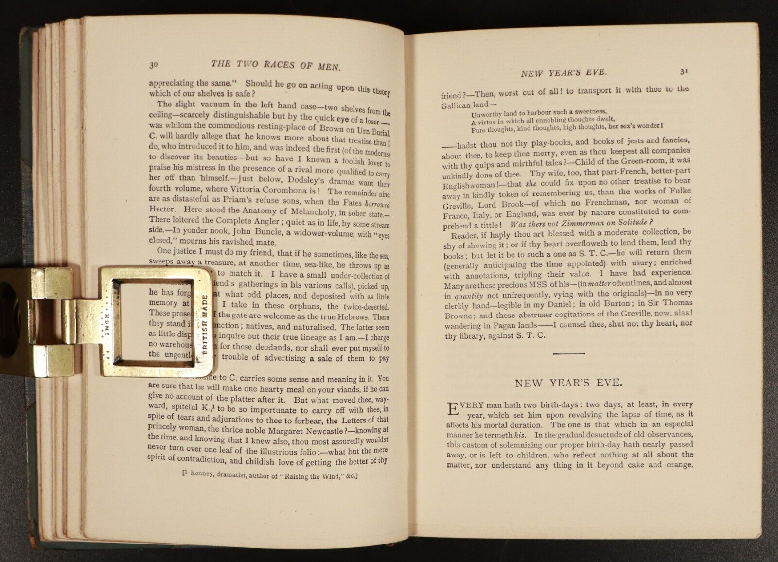 c1900 The Essays Of Elia by Charles Lamb Antique British Literature Book