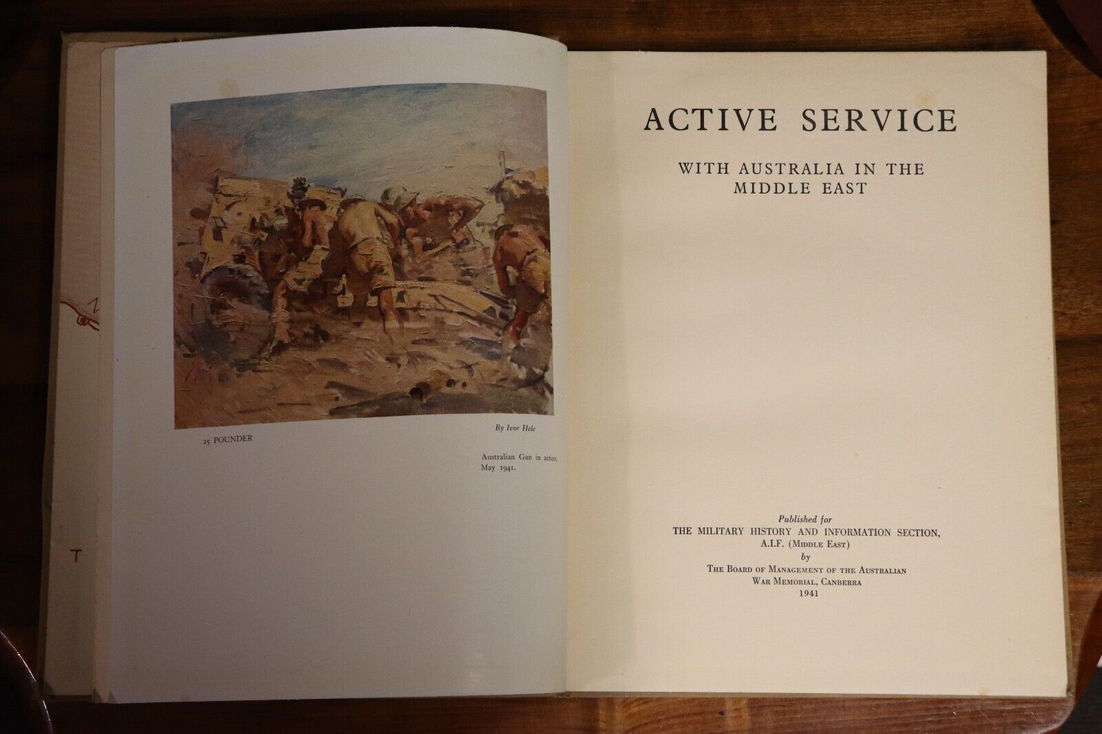 1941 Active Service Khaki & Green Jungle Warfare Australian WW2 Military Books