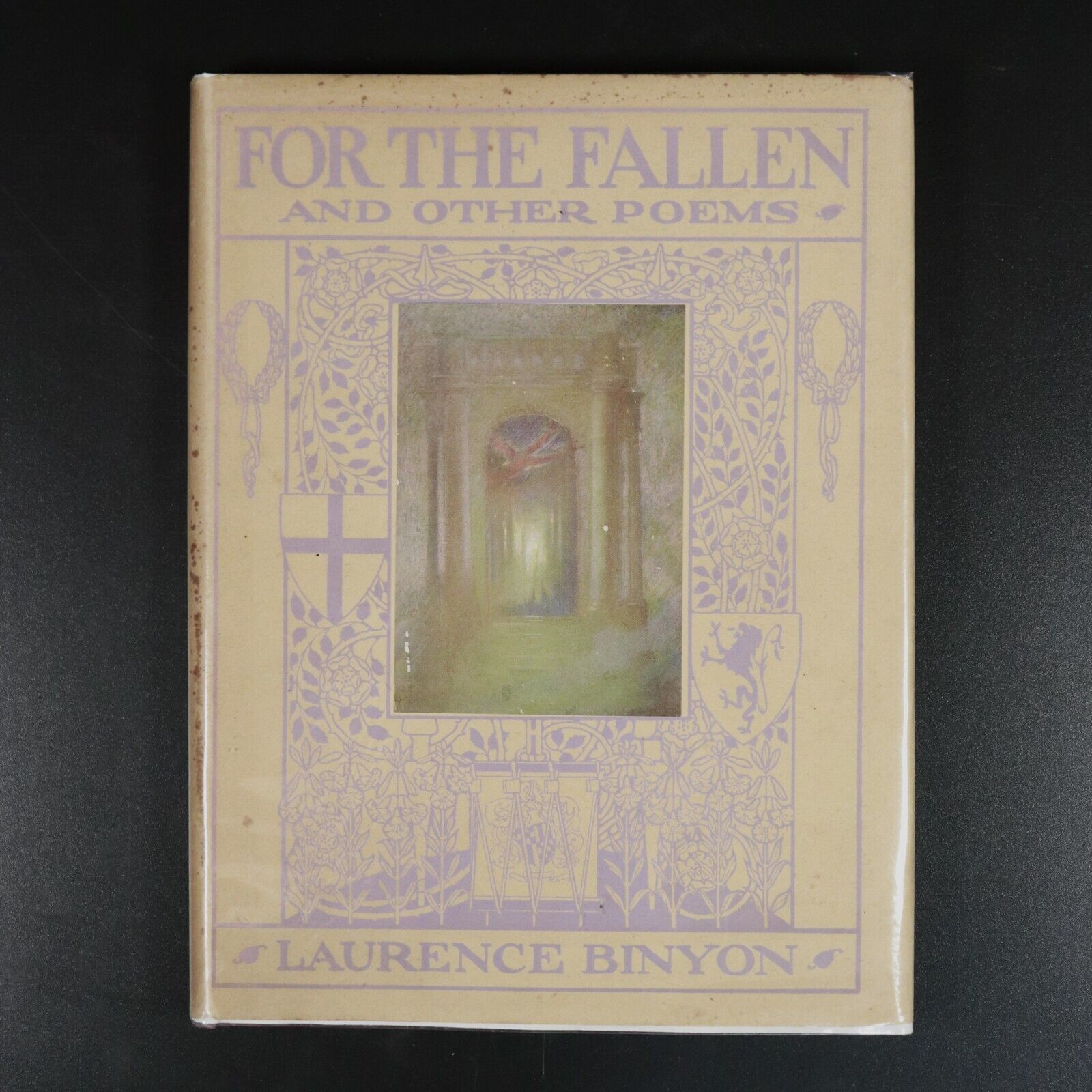 c1917 For The Fallen & Other Poems by Laurence Binyon 1st Ed Antique Poetry Book