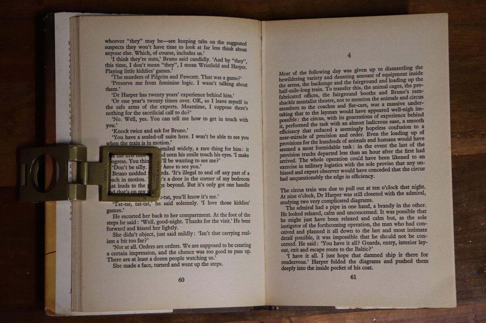 1976 Circus by Alistair MacLean Vintage Scottish Novelist Fiction Book