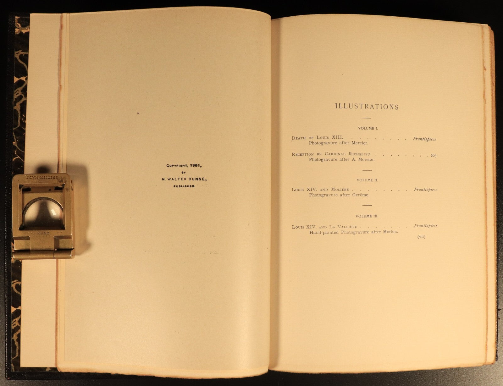 Memoirs Of Louis XIV & Regency 3vol Set 1901 Antique French Royal History Book