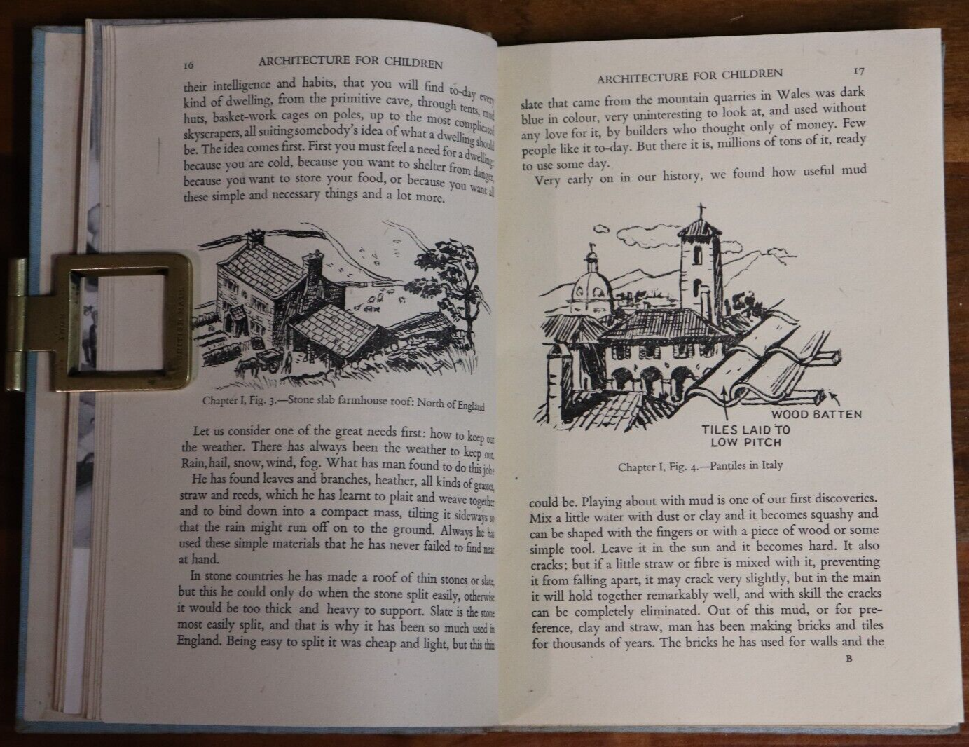 1944 Architecture For Children Antique Architecture Reference Book