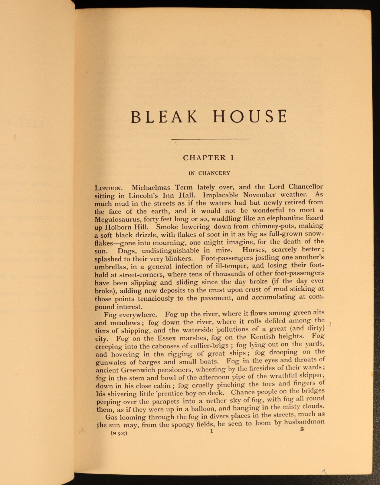 1912 Bleak House by Charles Dickens Antique Fiction Book Gresham V11