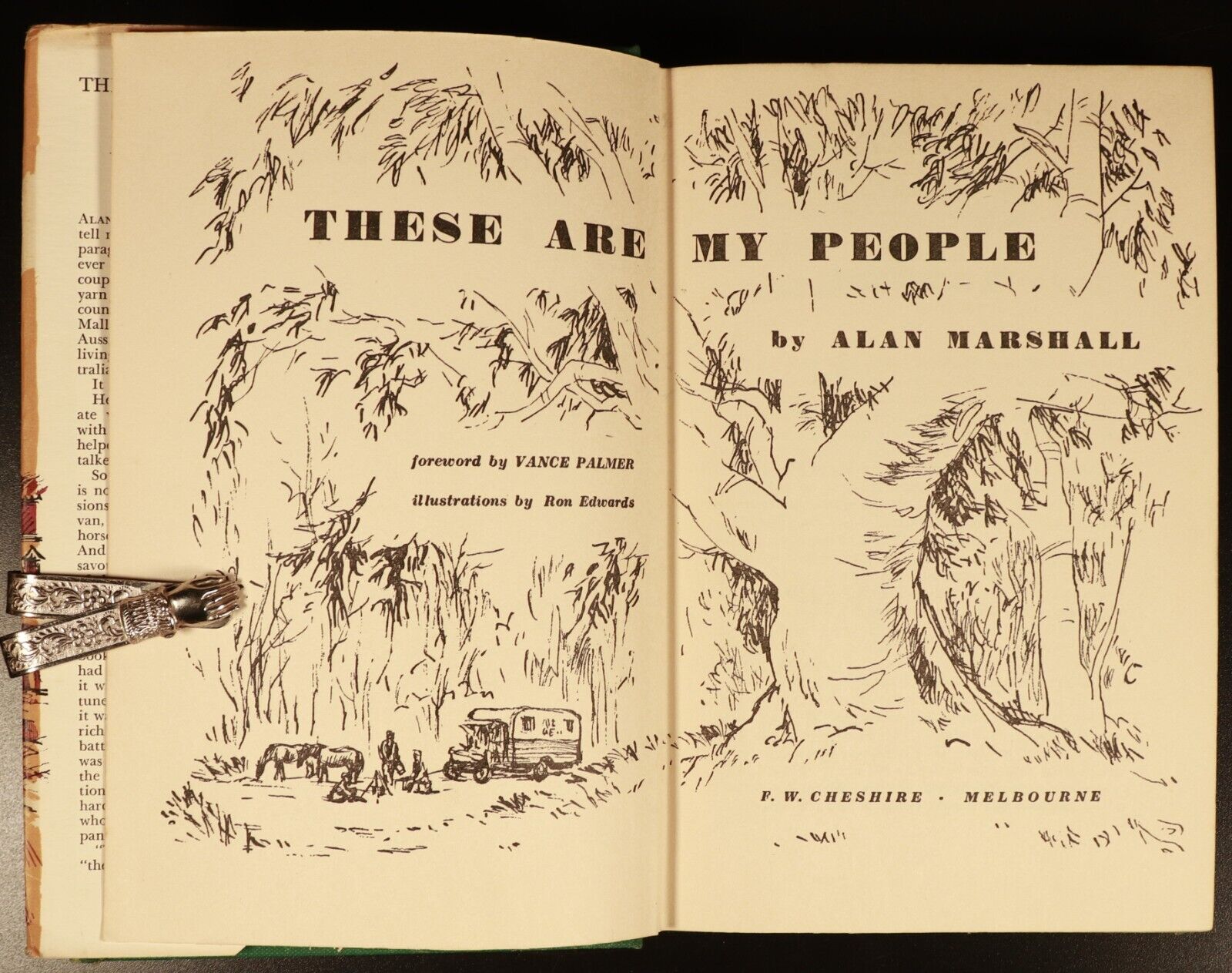1957 These Are My People by Alan Marshall Vintage Australian History Book Mallee