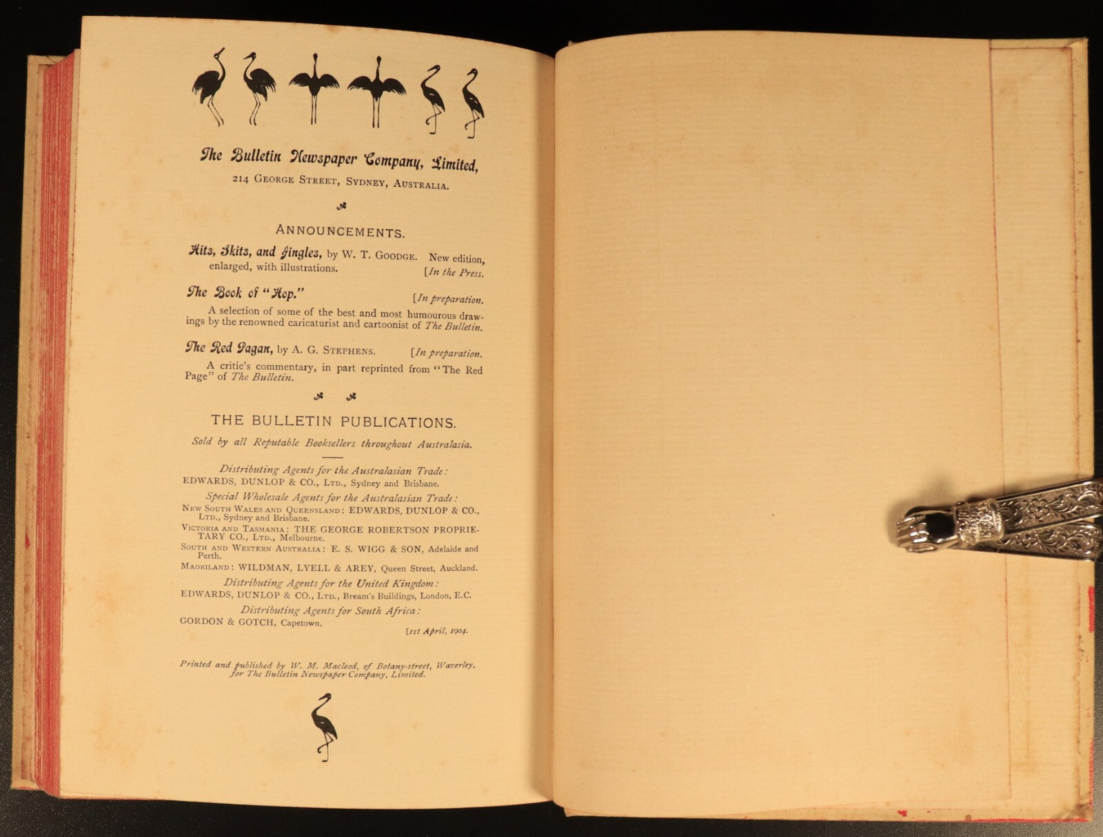 1903 On Our Selection! by Steele Rudd Antique Australian Literature Book