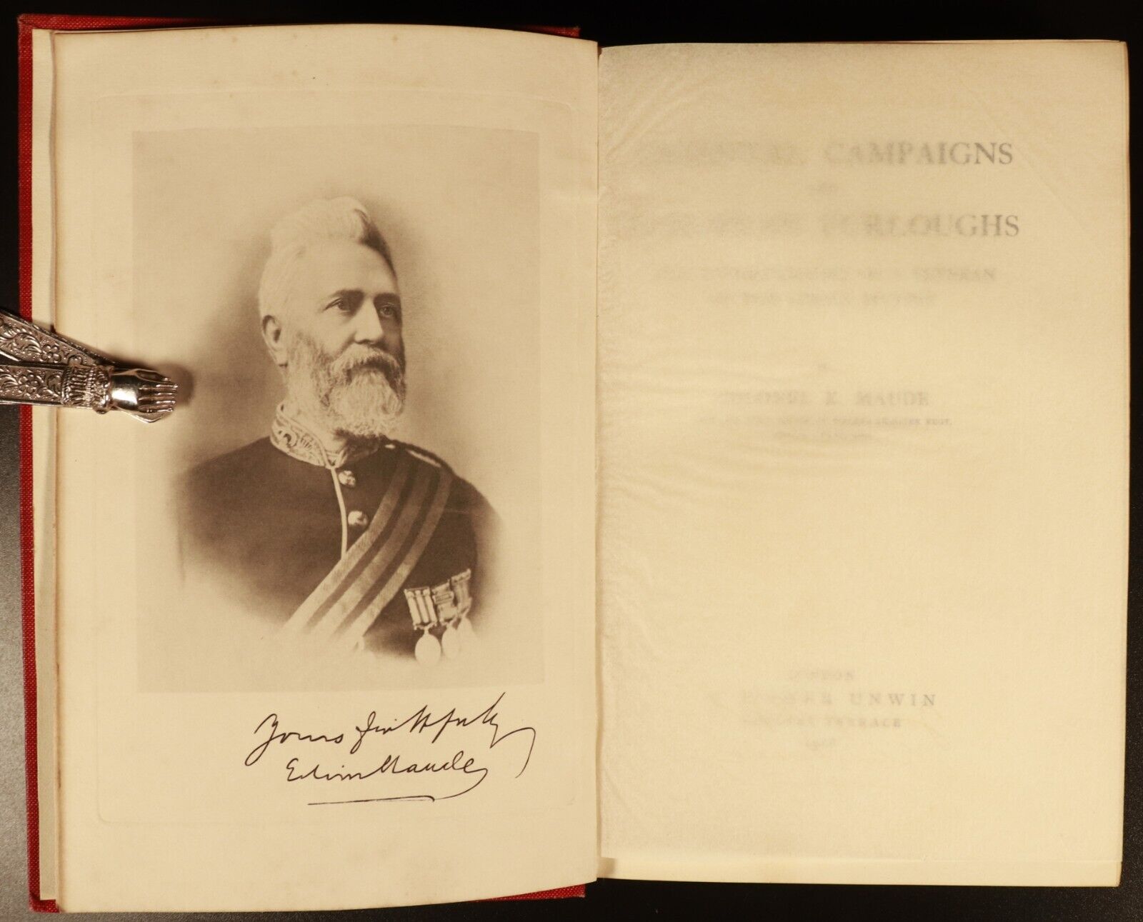 1908 Oriental Campaigns Antique Military History Book India Colonel E. Maude