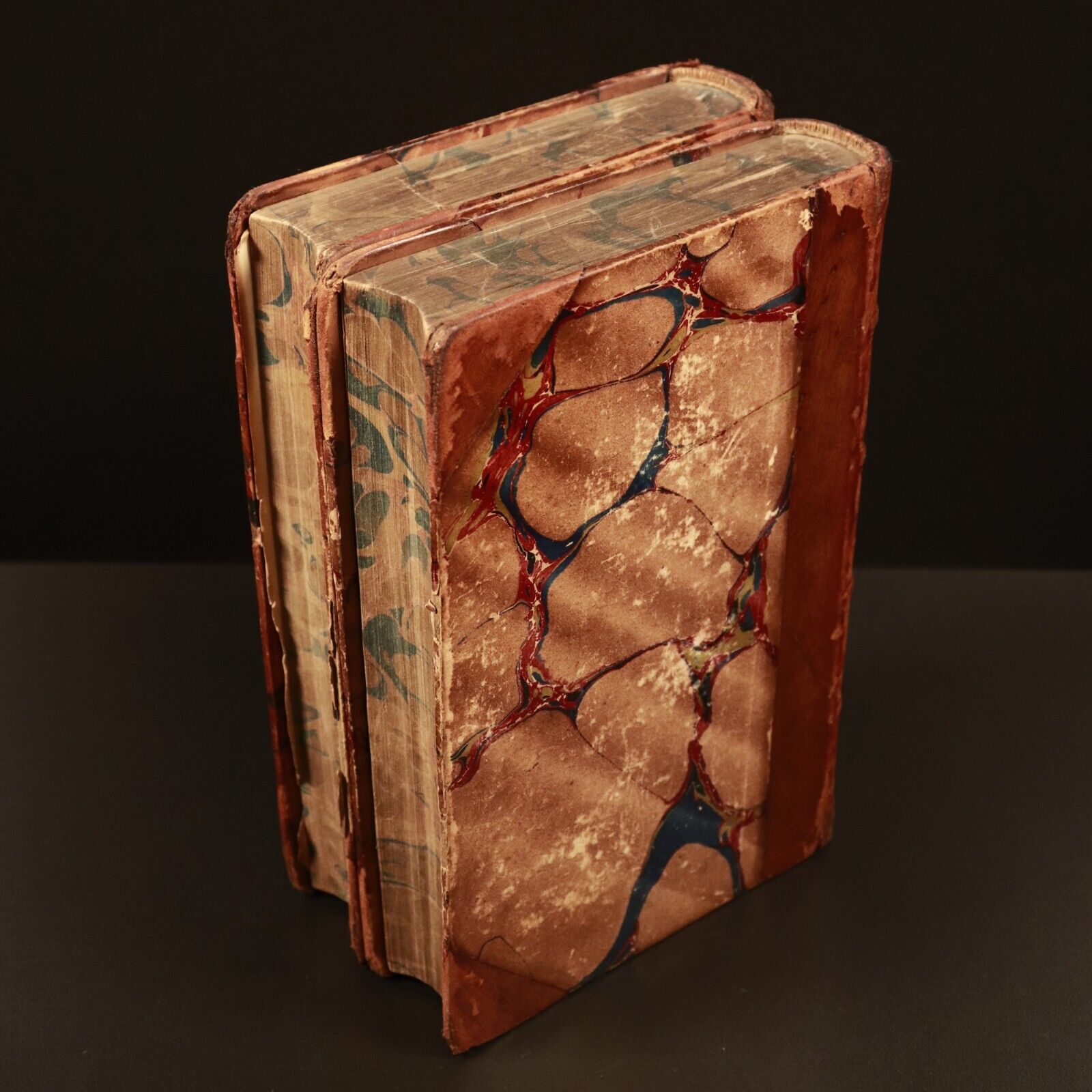 1853 2vol Oeuvres De Molière Antiquarian French Literature Books Fine Binding