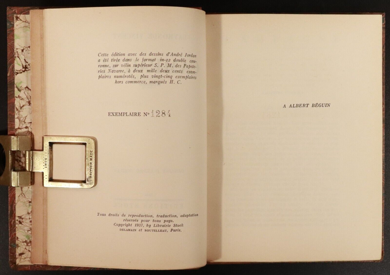 1944 Campagne by Raymonde Vincent Ltd Edition French Fiction Book Fine Binding