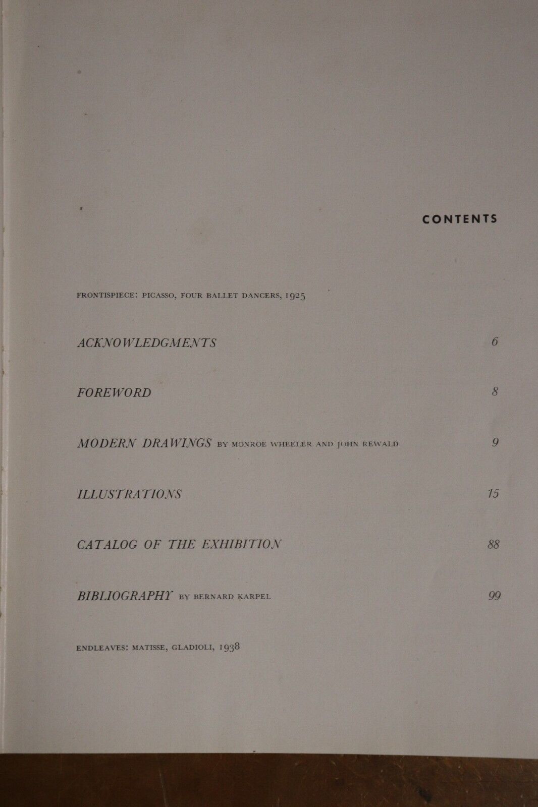 1944 Modern Drawing: The Museum Of Modern Art Vintage Art History Book