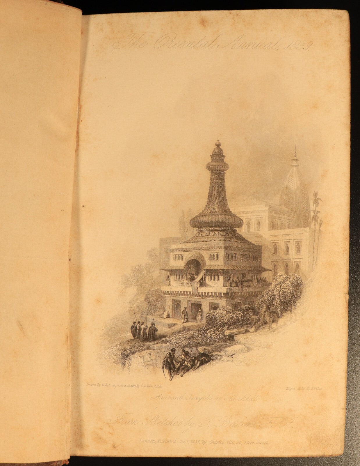 The Oriental Annual by Thomas Bacon 1839 Illustrated Antiquarian Travel Book