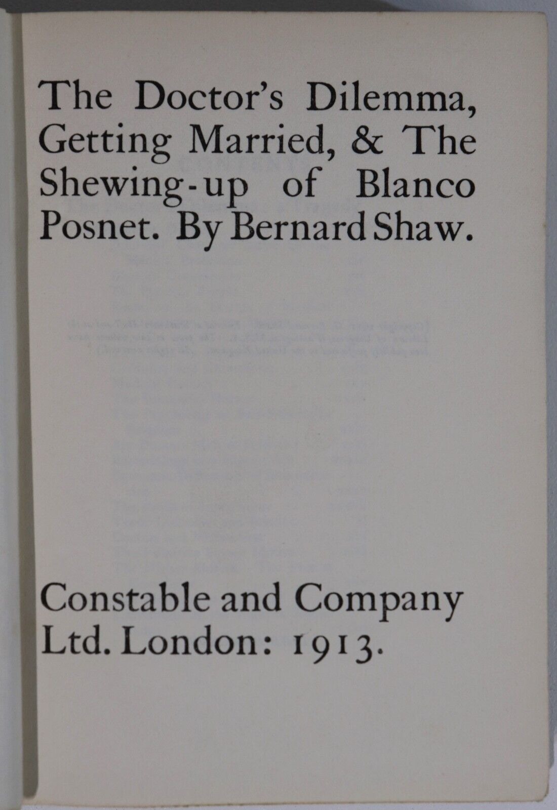 c1920 6vol Collected Works Of Bernard Shaw Literature Book Collection