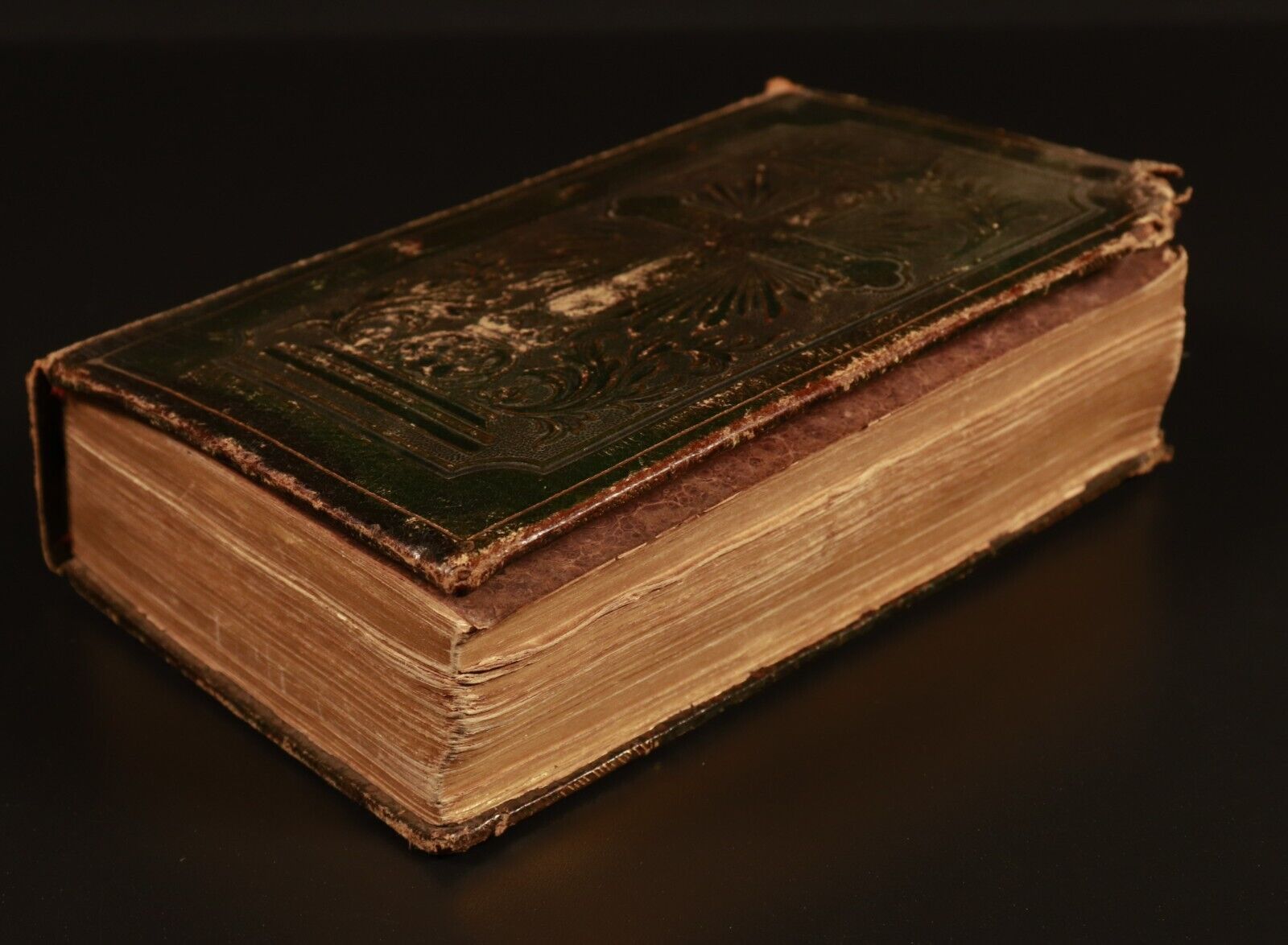 c1828 Le Paroissien Complete Illustrated Antiquarian French Latin Theology Book - 0