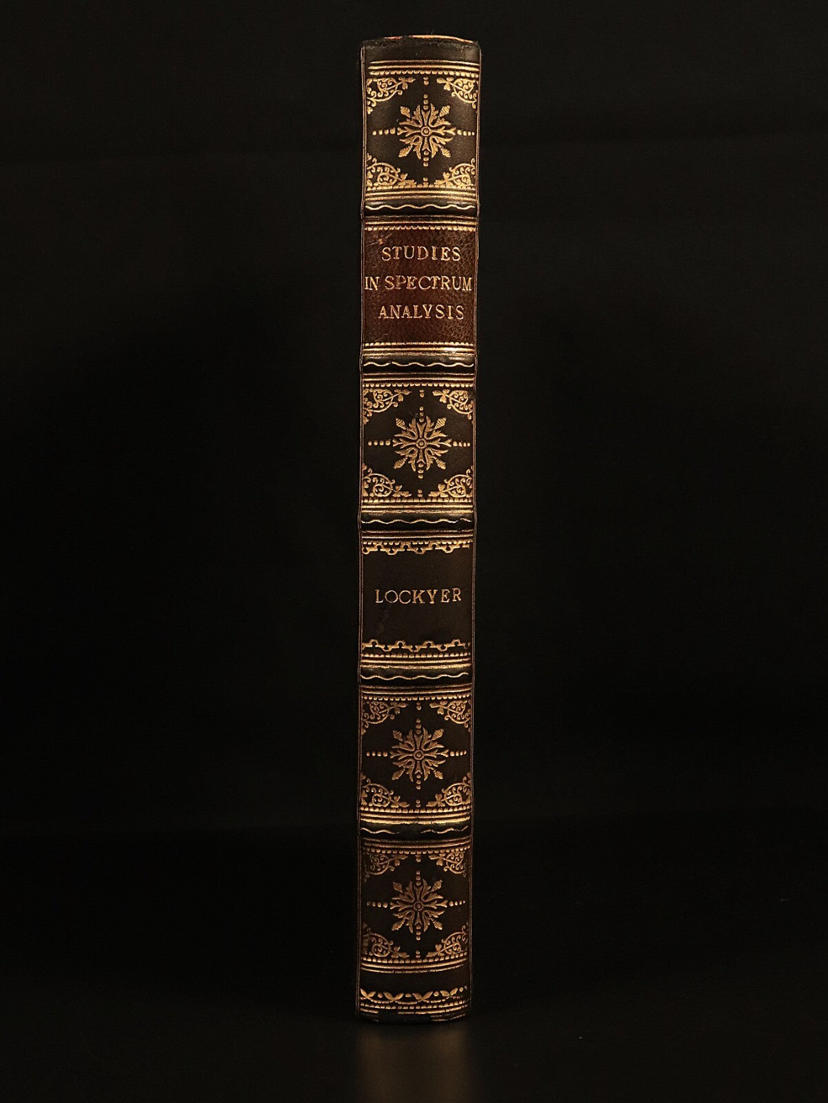 1894 Studies In Spectrum Analysis by JN Lockyer Antique Science Reference Book - 0
