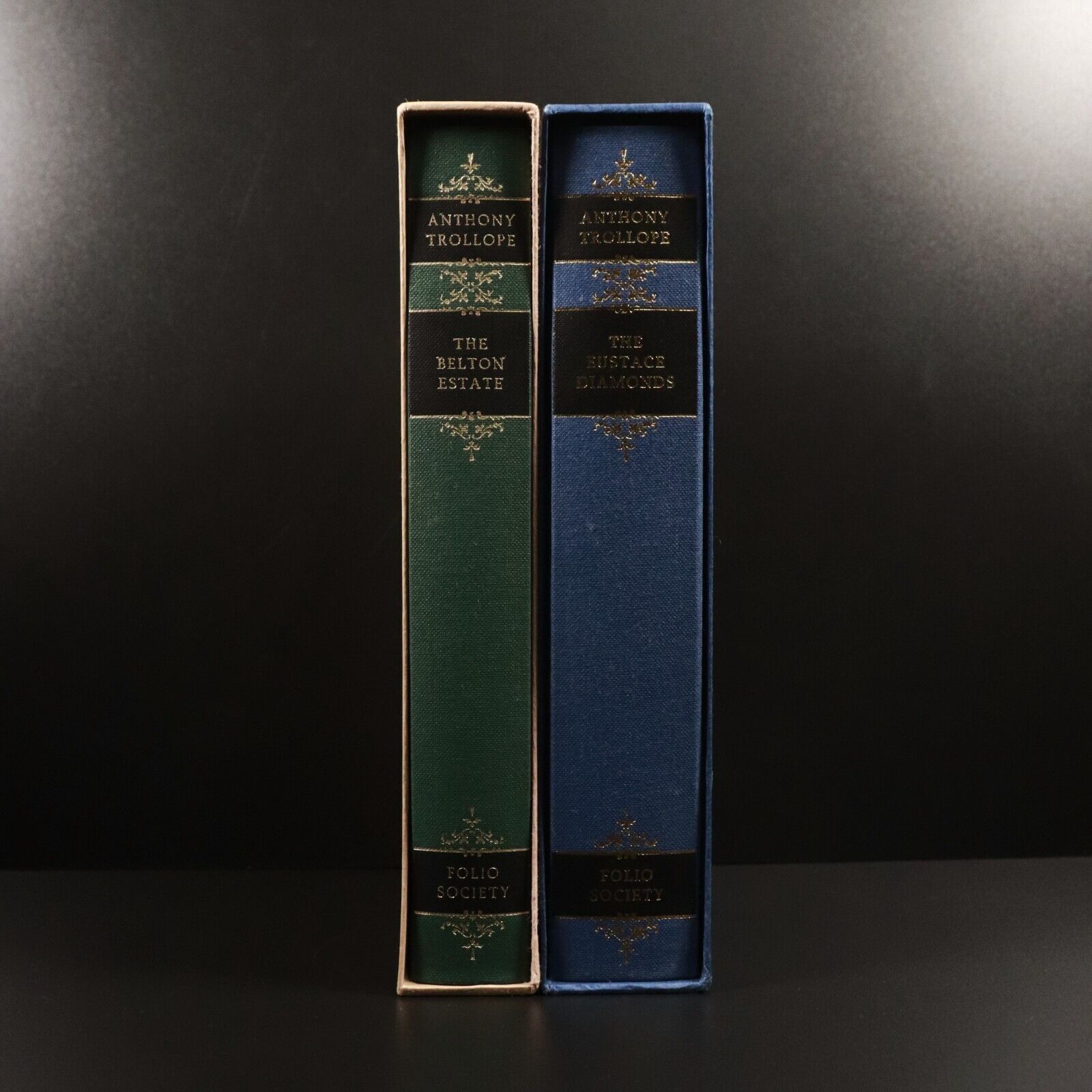 1990 2vol Eustace Diamonds & Belton Estate Anthony Trollope Folio Society Books