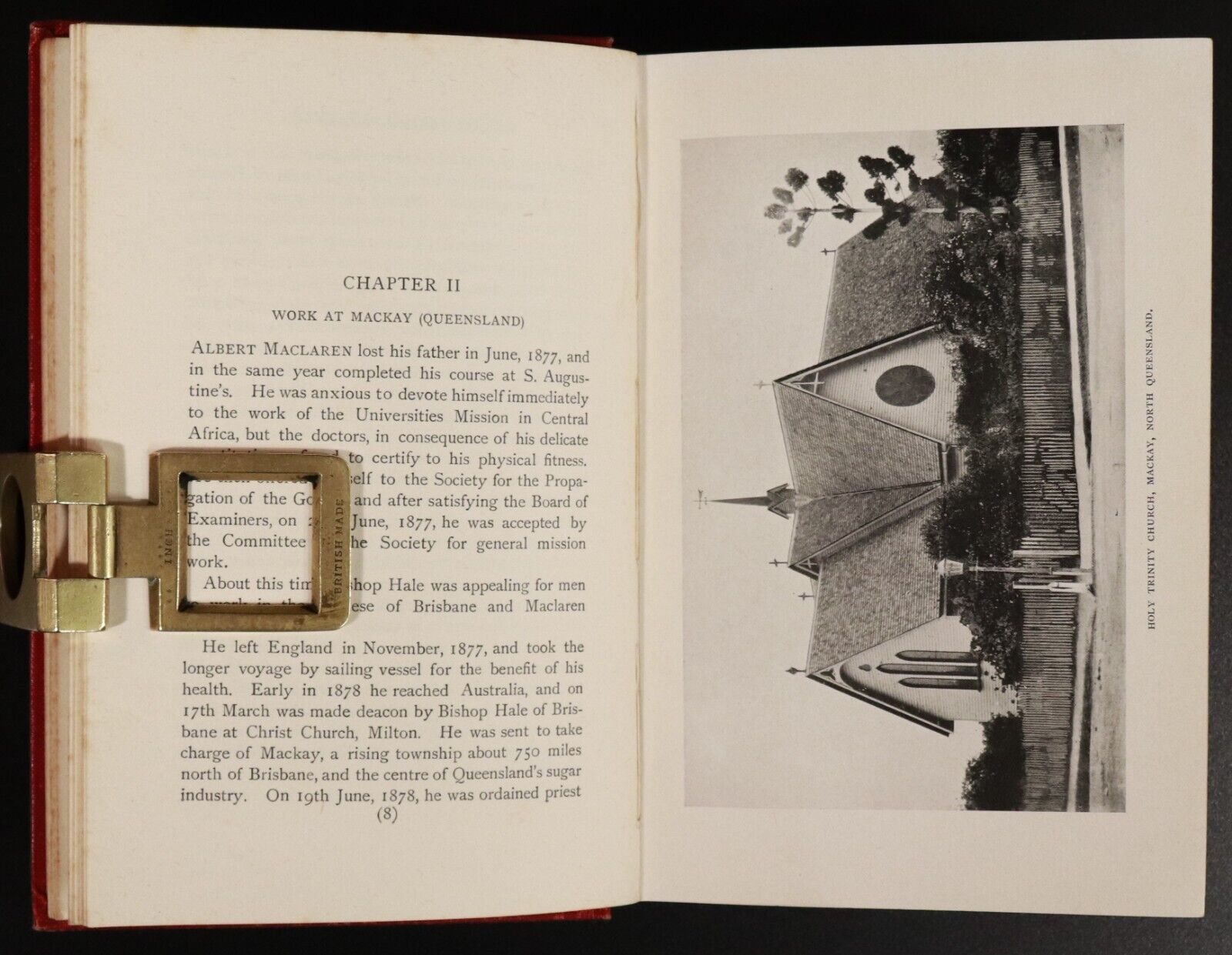 1908 Albert Maclaren Missionary In New Guinea F.M. Synge Australian History Book