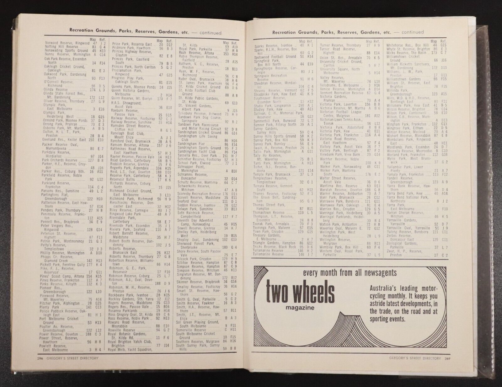1977 Gregory's Street Directory Of Melbourne & Suburbs Vintage Maps Book