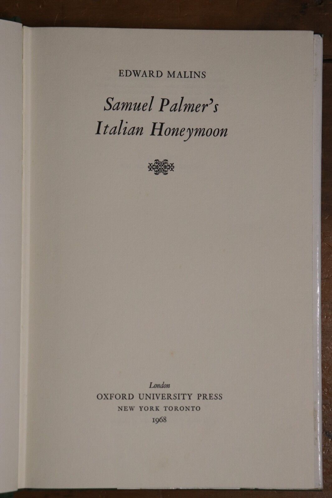 1968 Samuel Palmer's Italian Honeymoon 1st Edition Vintage Art & Travel Book