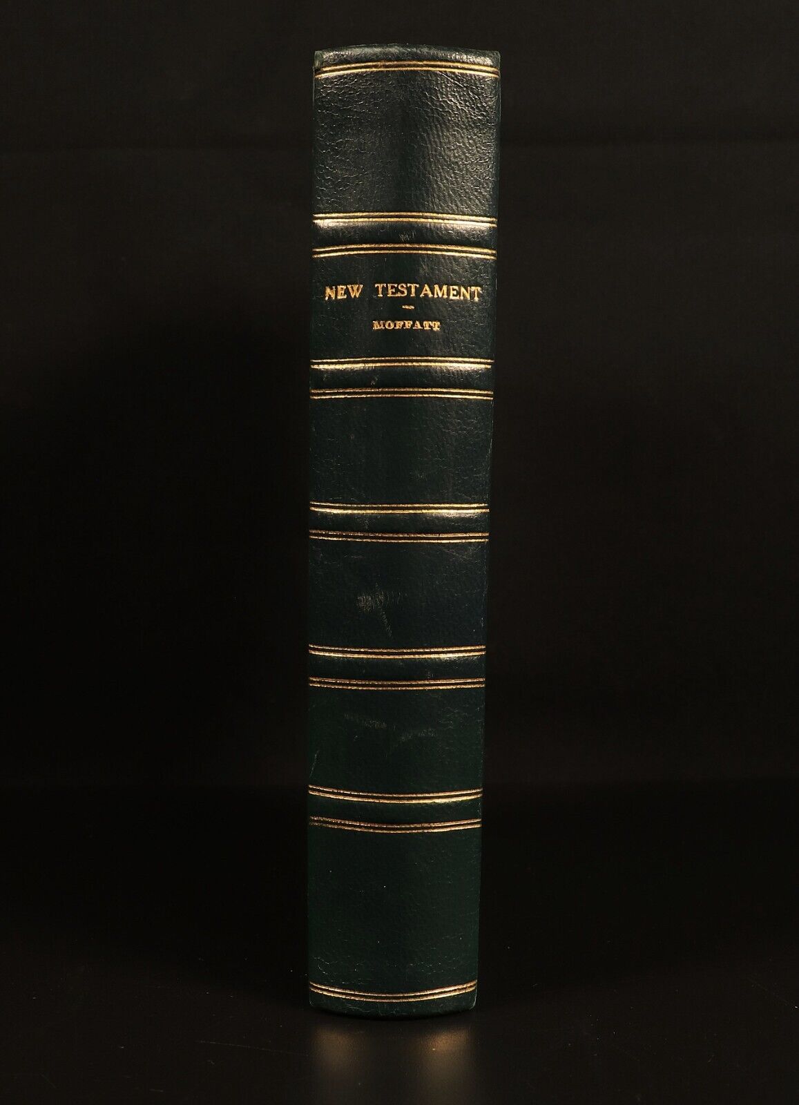 The New Testament by James Moffat c1932 Antique Illustrated Bible Leather Bind