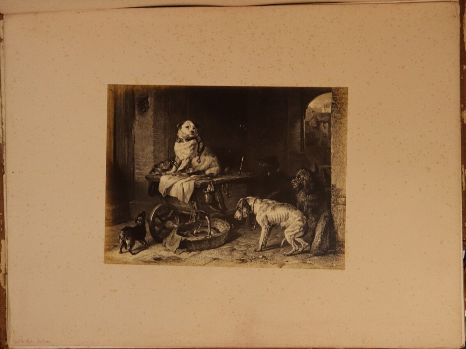 c1868 British Museum Photographs by Stephen Thompson Antique Art History Book