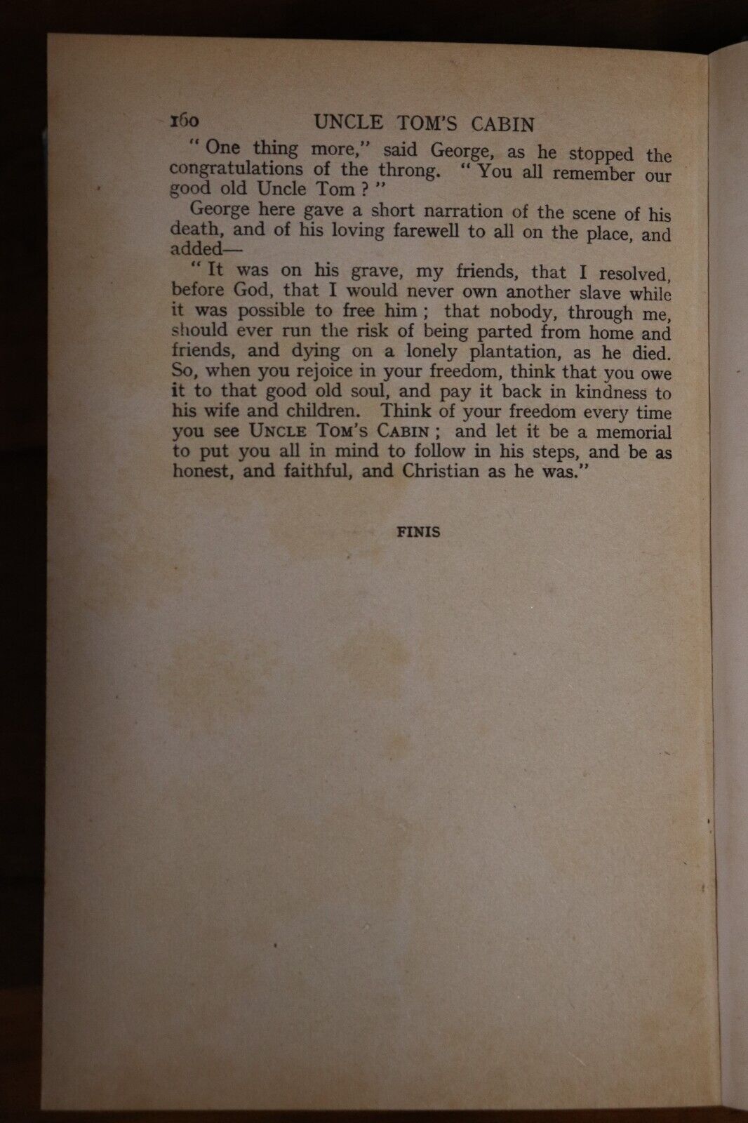 c1945 Uncle Tom's Cabin by Harriet Beecher Stowe Antique Fiction Book Dustjacket