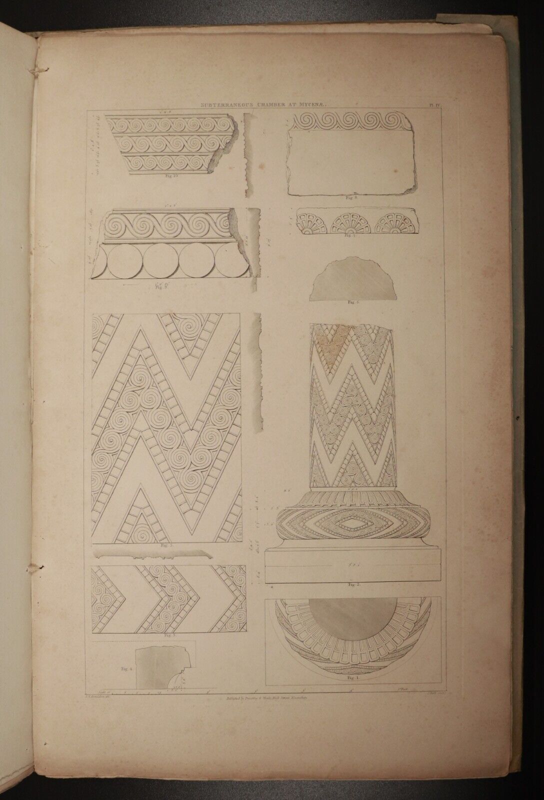 1837 Series Of Examples Of Grecian Ornament Antiquarian Architecture Book Plates