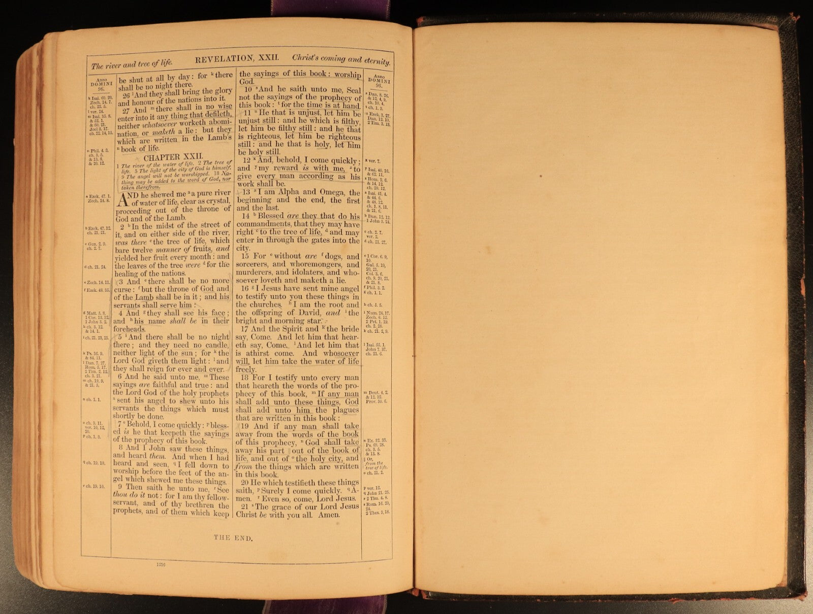 1853 The Prince James Holy Bible Antiquarian Bible With Ephemera Postcards etc