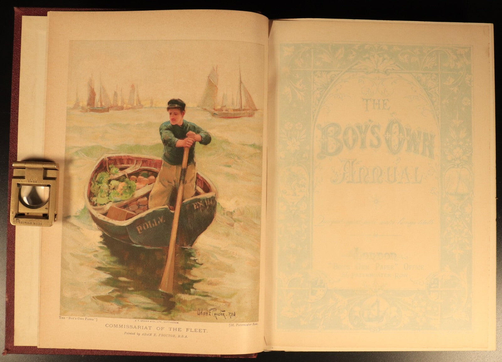 The Boys Own Annual 1898-99 Antique British Illustrated Boys Book Boys Own Paper