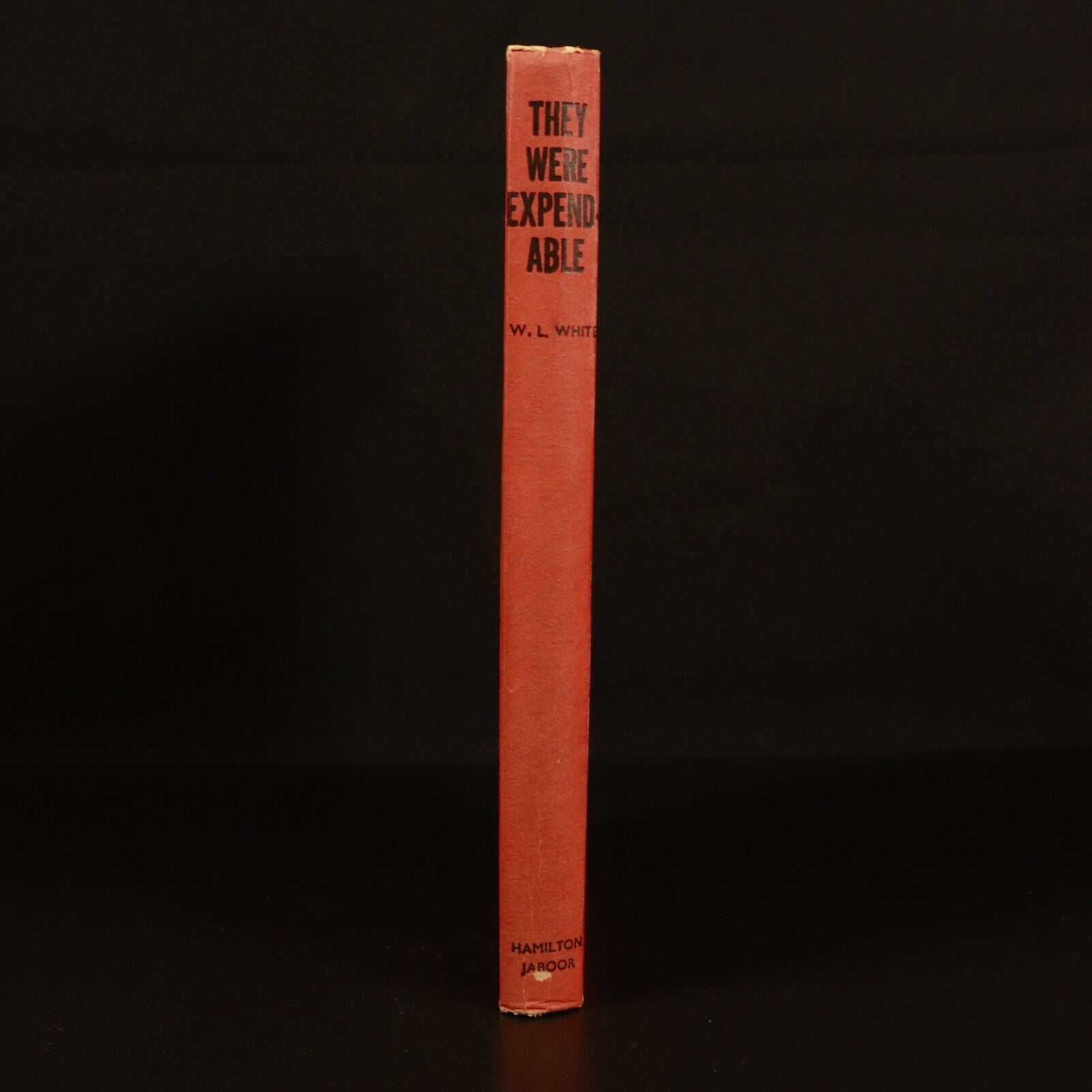 1943 They Were Expendable by W.L. White WW2 American Military History Book