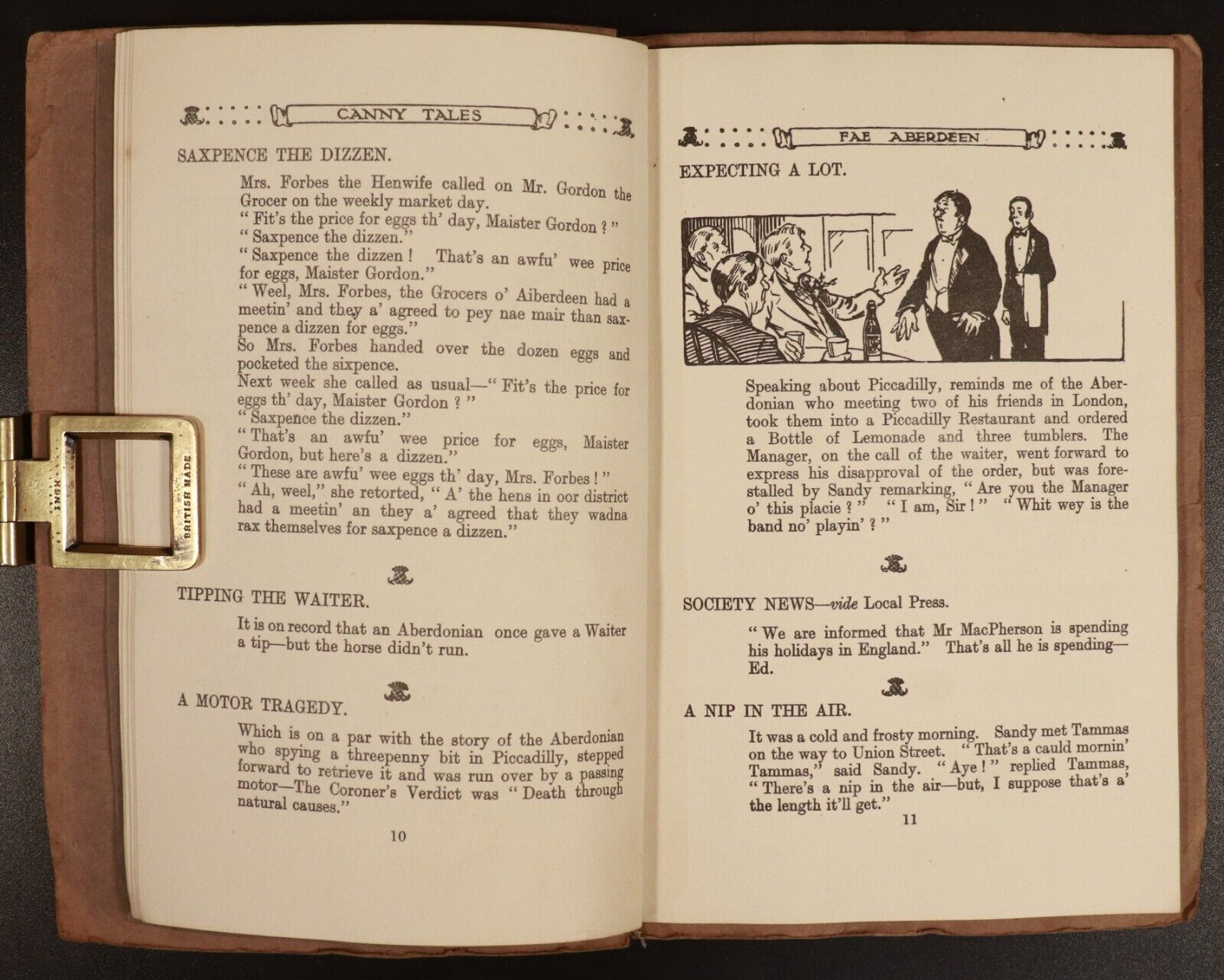 1926 Canny Tales Fae Aberdeen by Allan Junior Antique Scottish Fiction Book