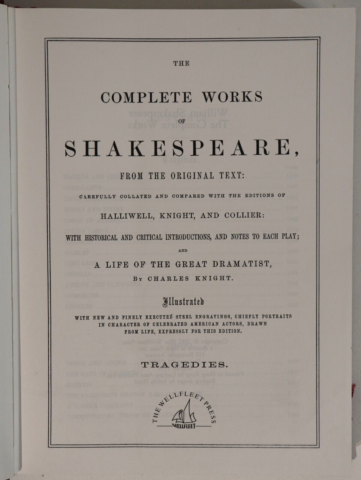 1987 3vol The Complete Works of Shakespeare Classic Literature Book Set