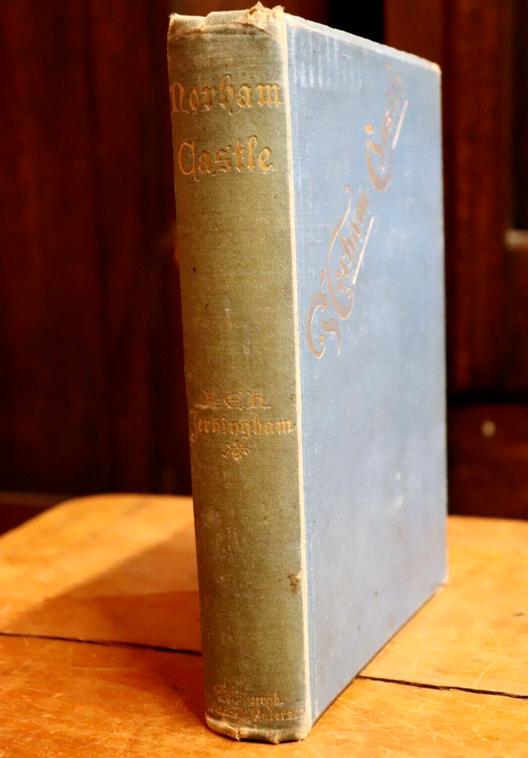 1883 Norham Castle by Hubert EH Jerningham 1st Edition Antique Architecture Book