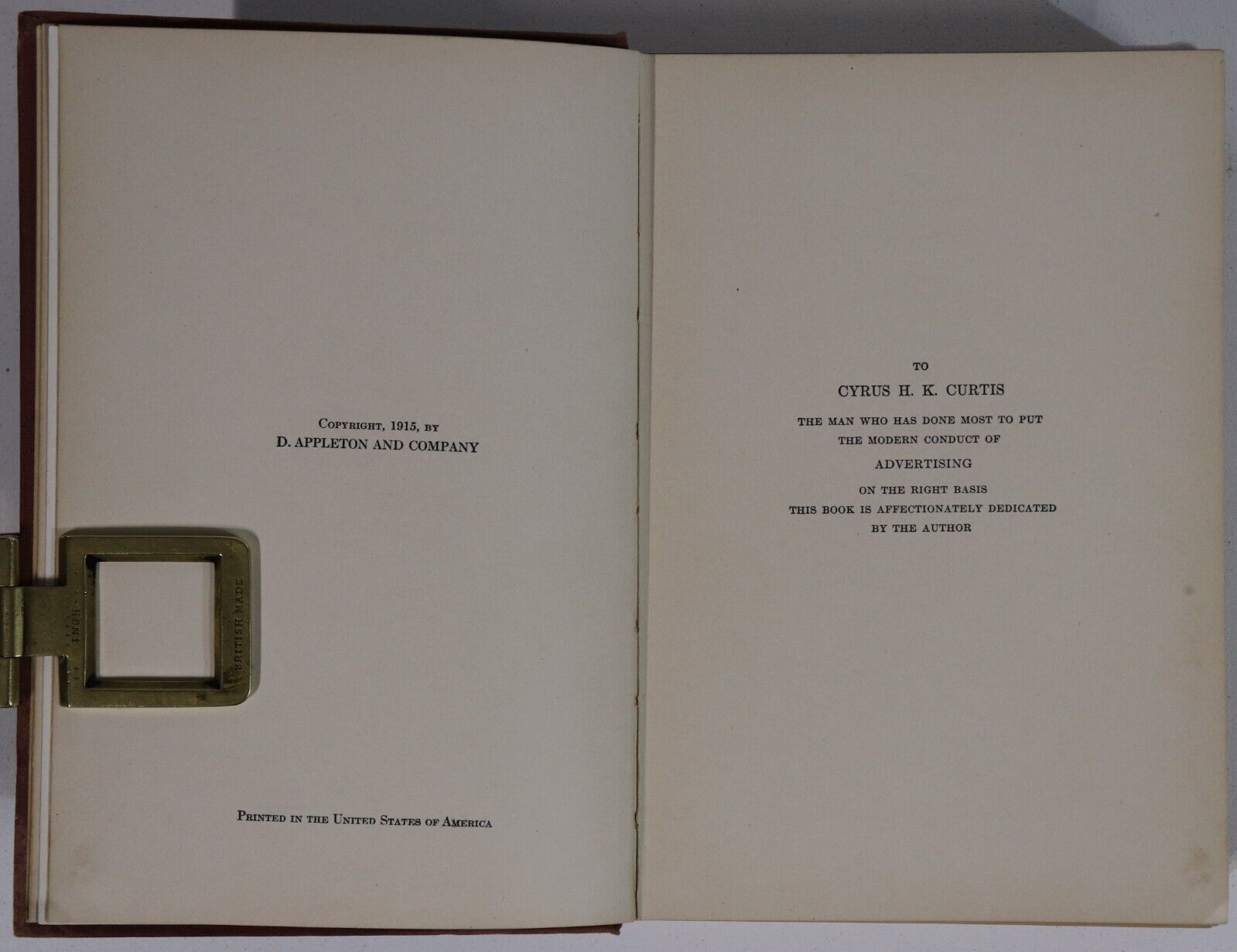 1915 The Business Of Advertising Antique Marketing & Promotion Reference Book