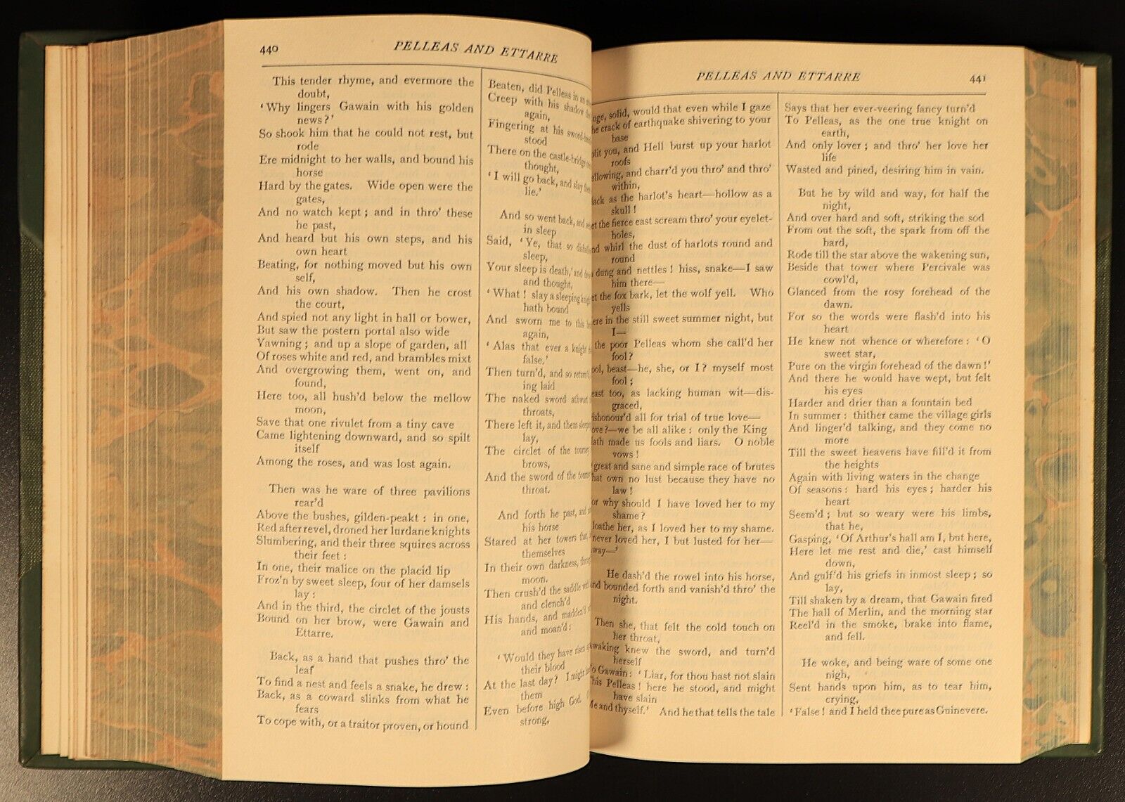 The Works Of Alfred Lord Tennyson 1926 Antique British Poetry Book Prize Binding