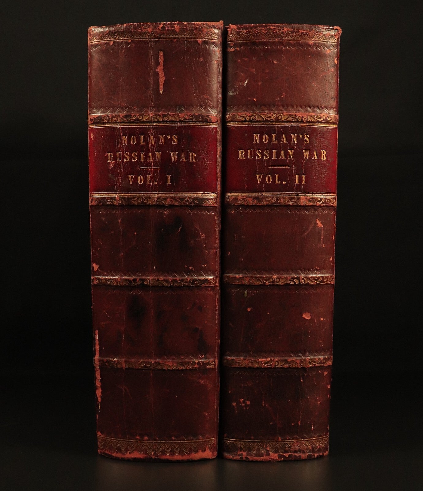 c1857 The Illustrated War Against Russia EH Nolan Antique History Books 2vol Set - 0