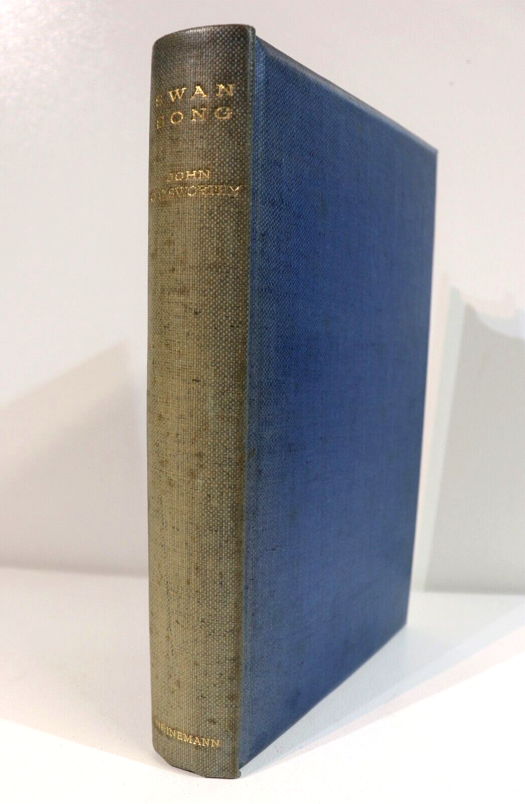 1928 Swan Song by John Galsworthy Ltd Ed. Signed by Author Antique Fiction Book