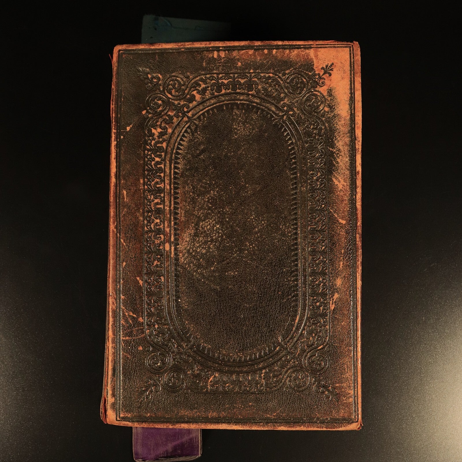 1853 The Prince James Holy Bible Antiquarian Bible With Ephemera Postcards etc - 0