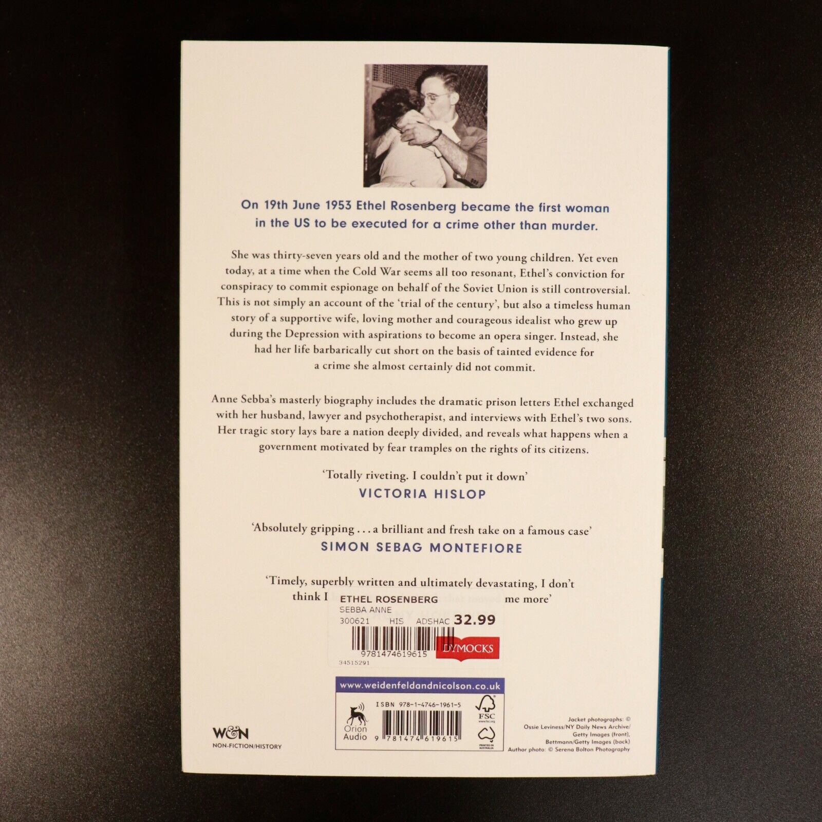 2021 Ethel Rosenberg Cold War Tragedy by Anne Sebba Military History Book