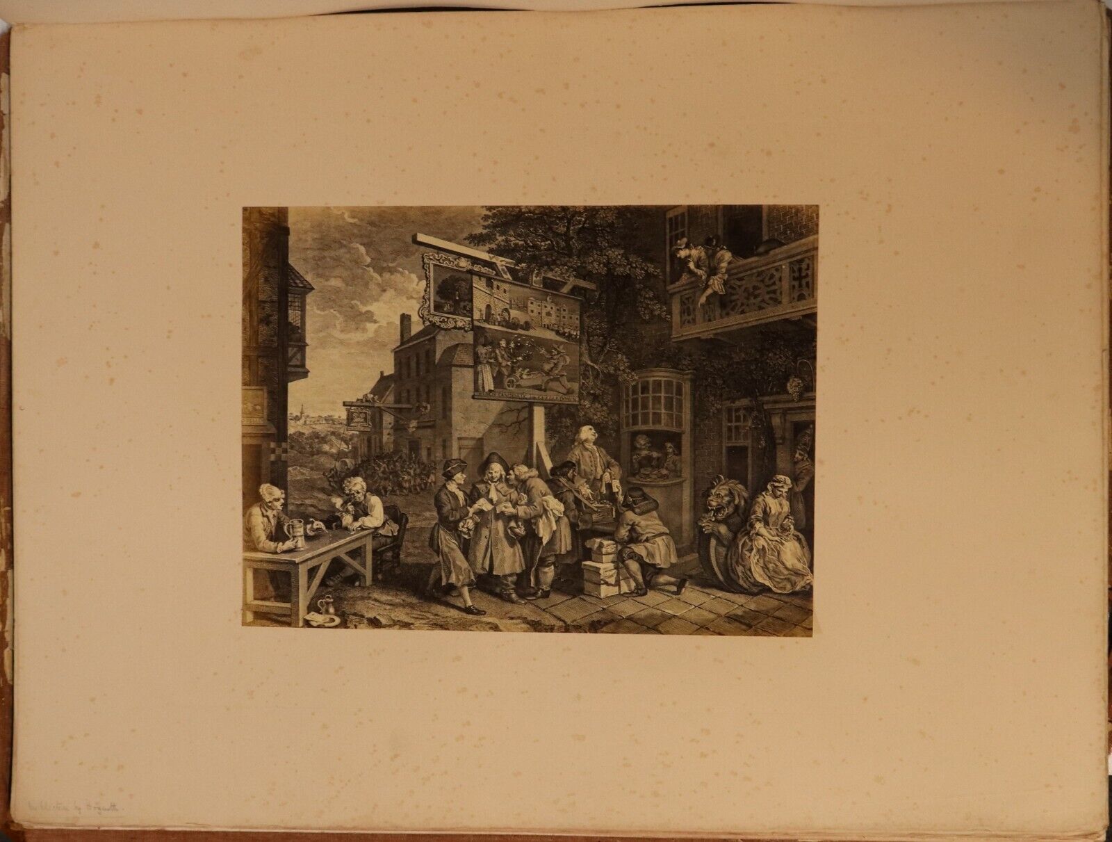 c1868 British Museum Photographs by Stephen Thompson Antique Art History Book