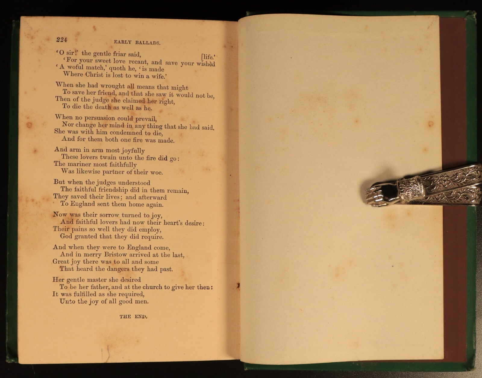 1862 Early Ballads Traditions & Customs Robert Bell Antique Music History Book