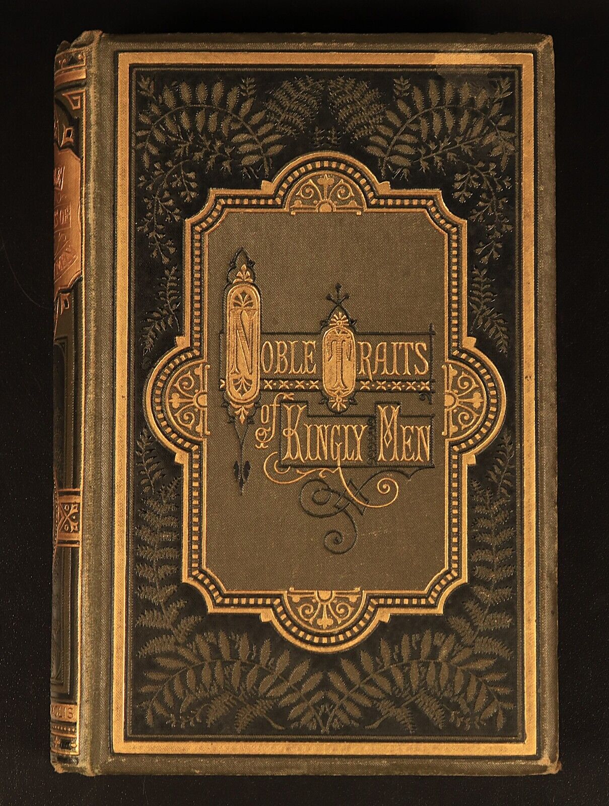 c1885 Noble Traits Of Kingly Men Illustrated Antiquarian British History Book