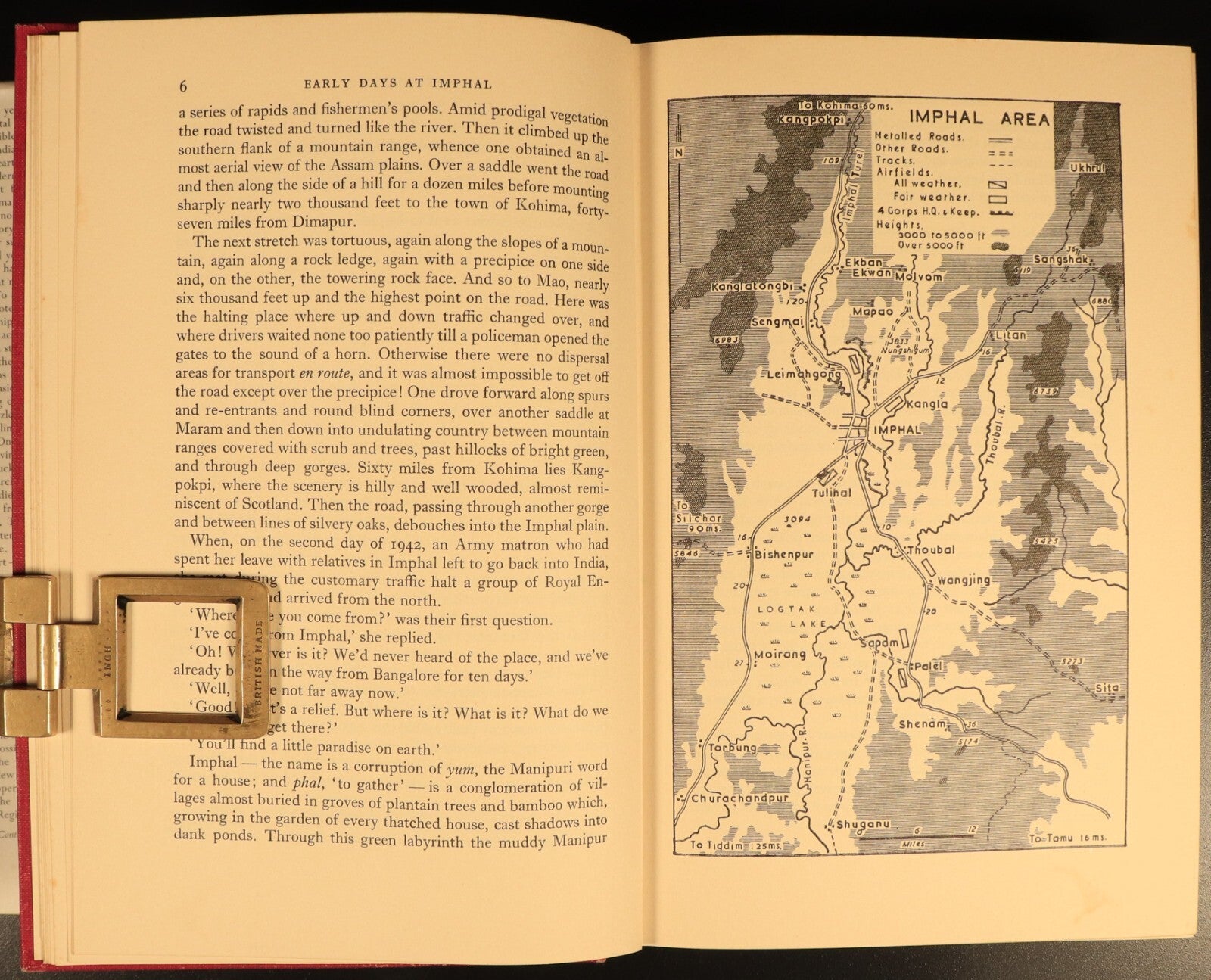 Imphal by Sir Geoffrey Evans 1962 Japan India Military History Book WW2