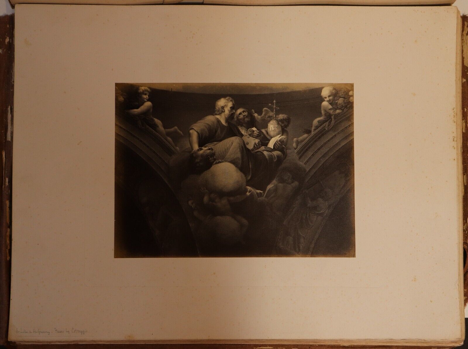 c1868 British Museum Photographs by Stephen Thompson Antique Art History Book