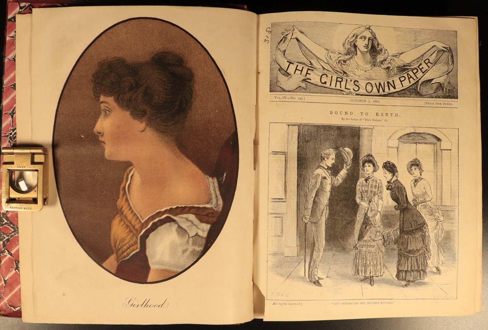 The Girls Own Annual 1883 Antique British Illustrated Girls Book Volume 4