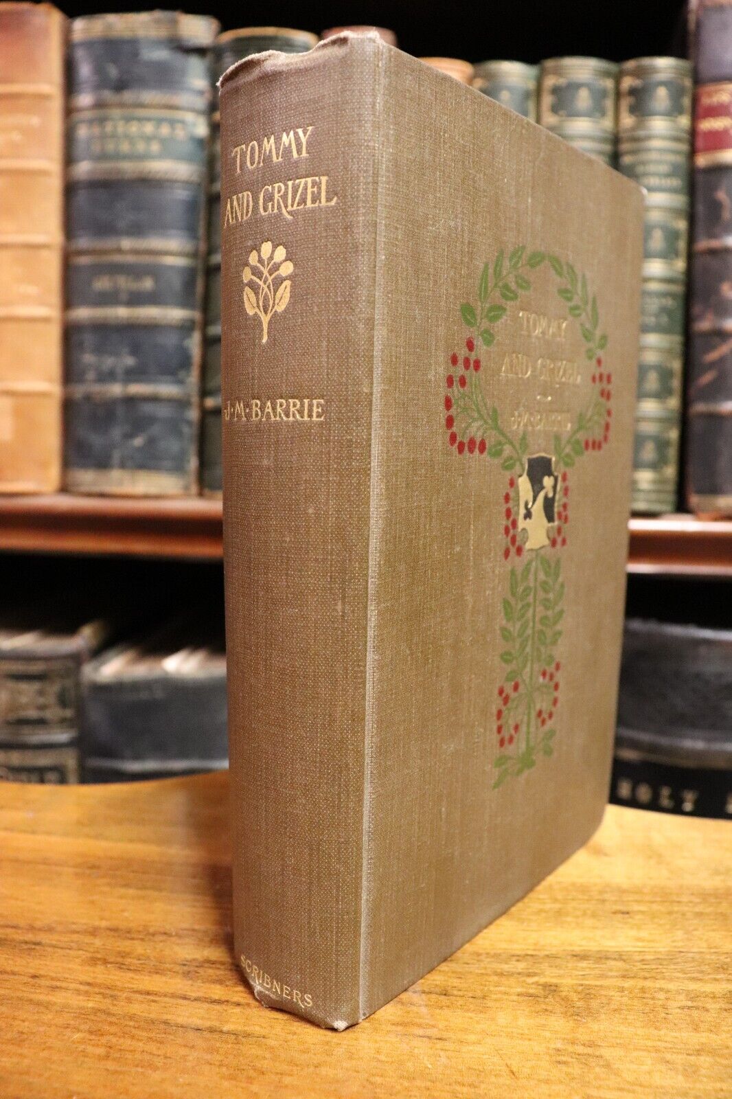 1900 Tommy and Grizel by James Barrie Antique Scottish Literature Fiction Book - 0