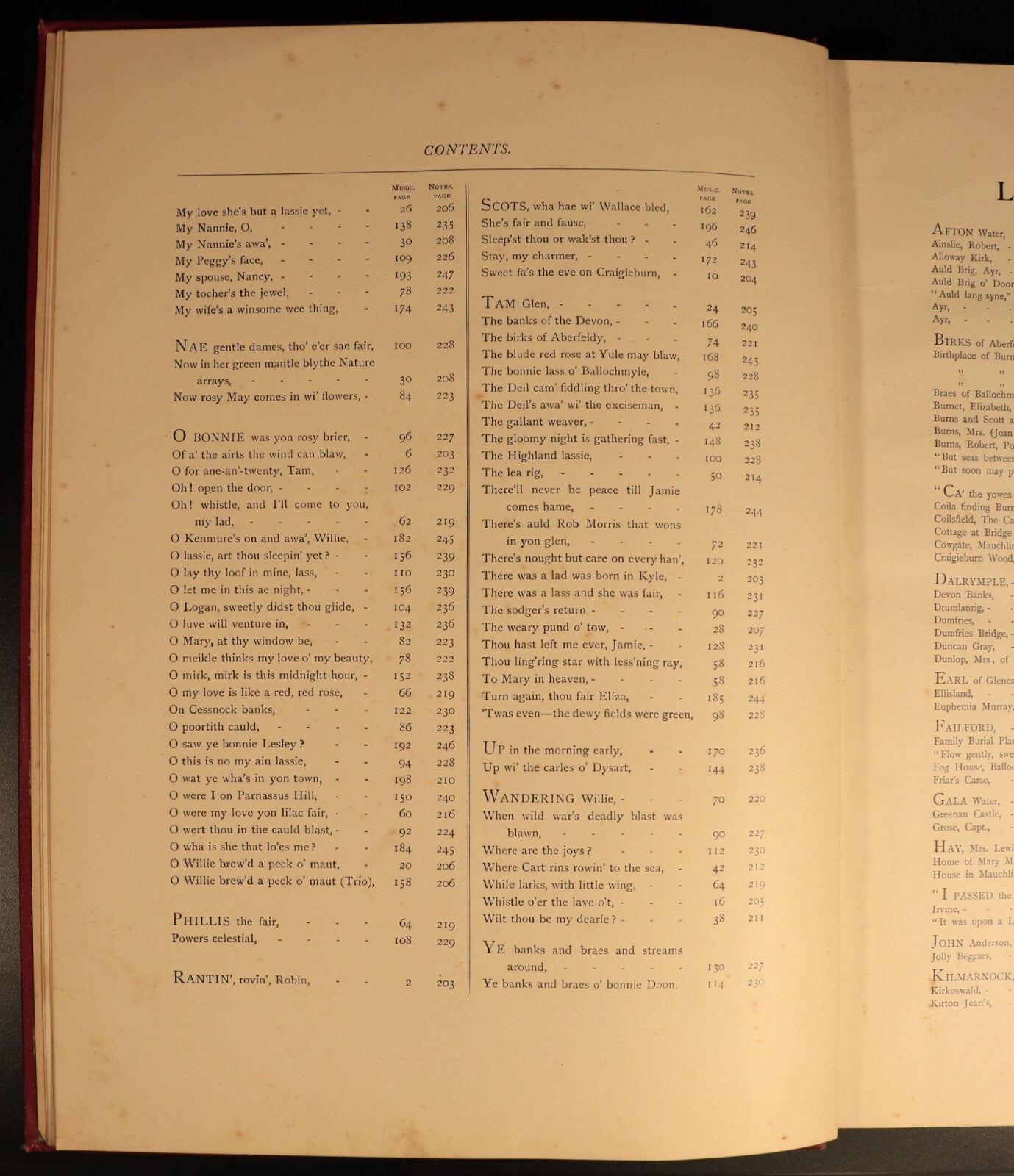 The Songs Of Robert Burns by Lees & Shelley c1896 Antique Poetry History Book