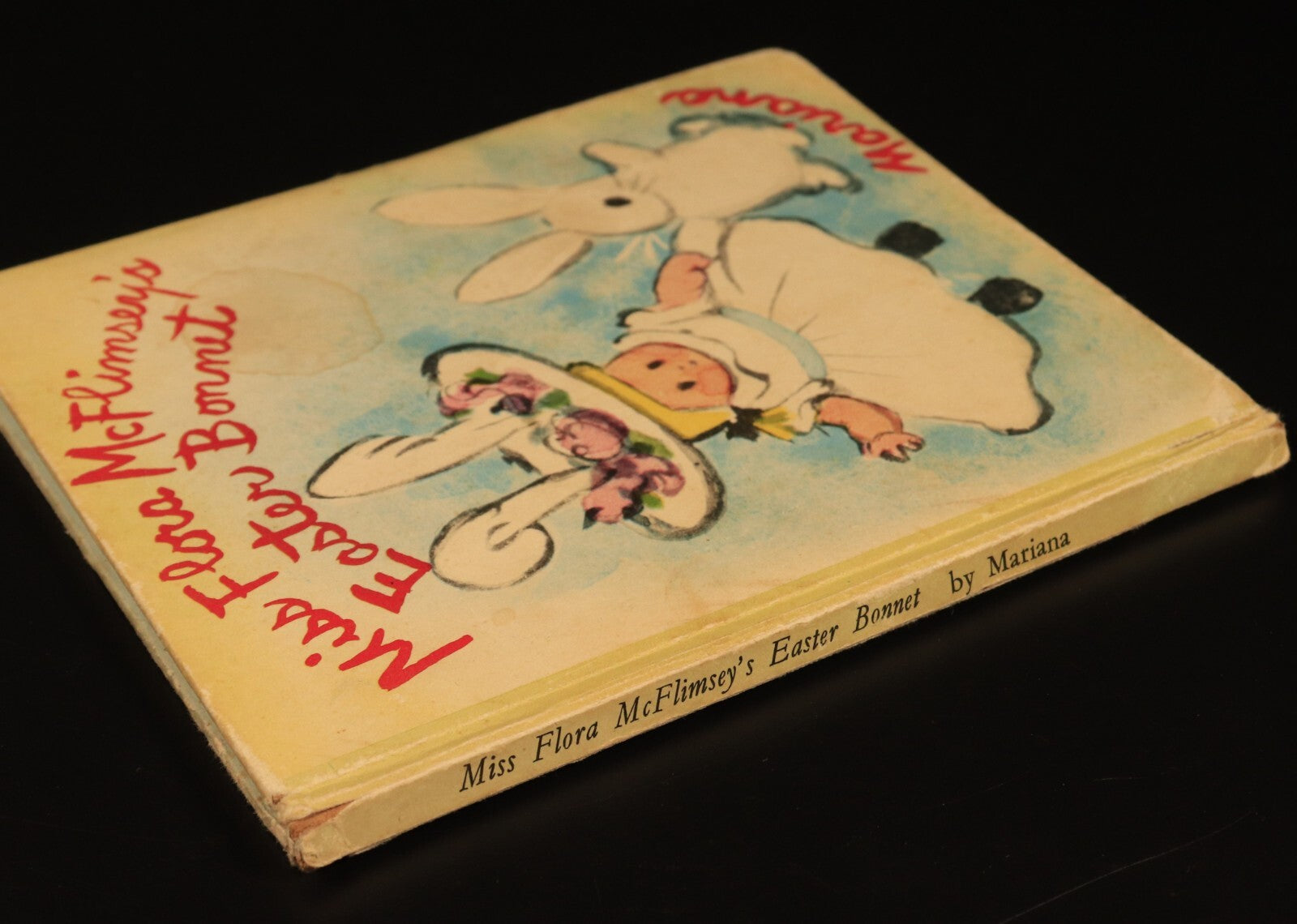 Miss Flora McFlimsey's Easter Bonnet by Mariana 1961 Vintage Children's Book - 0