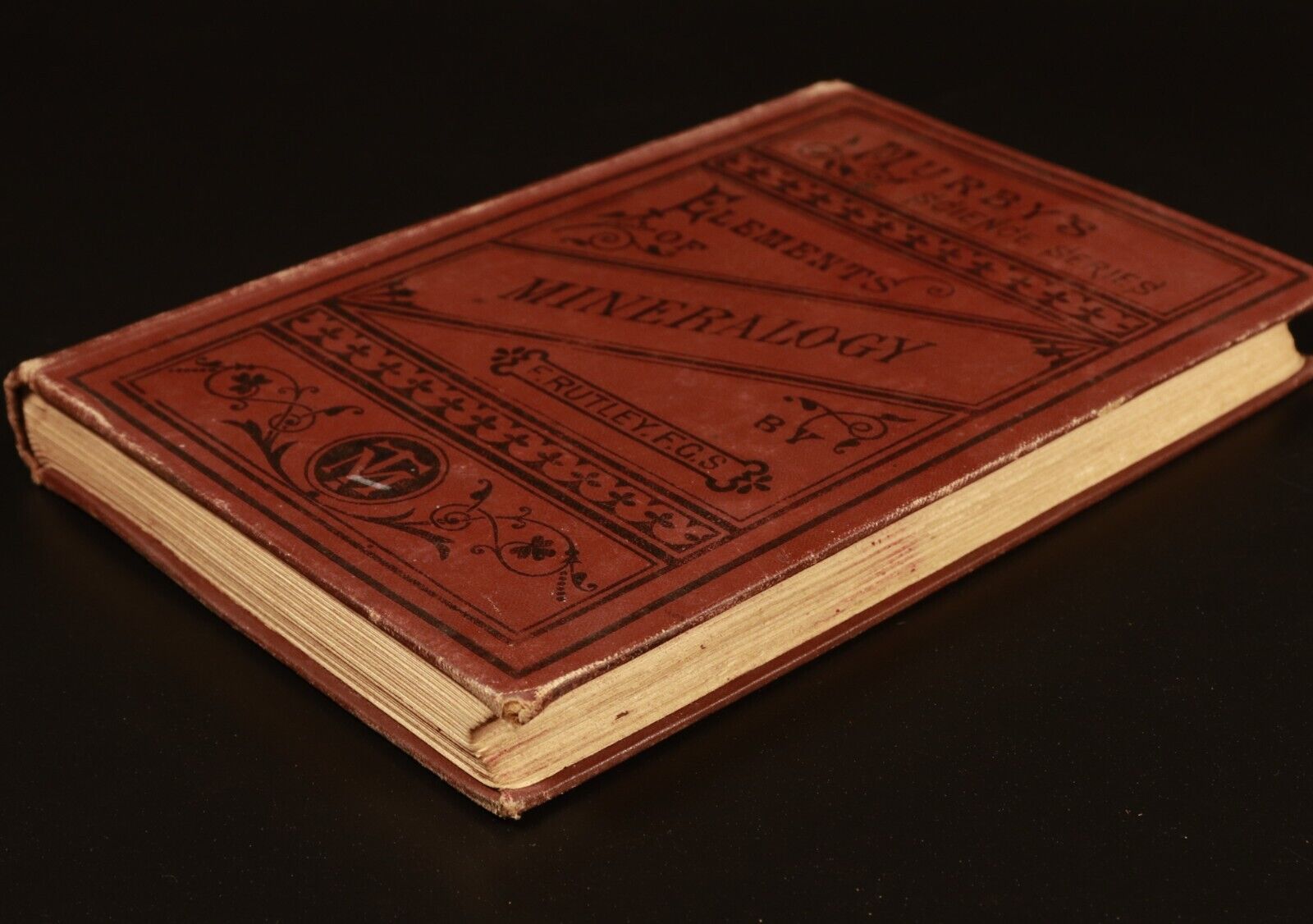 c1897 Elements Of Mineralogy by F. Rutley Antique Murby's Science Series Book - 0